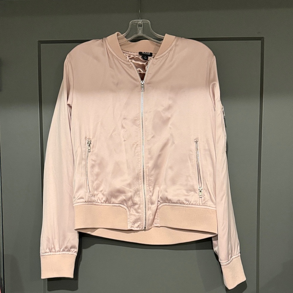 a.n.a Blush Pink Bomber Jacket